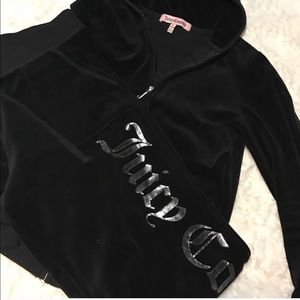 Black juicy couture tracksuit